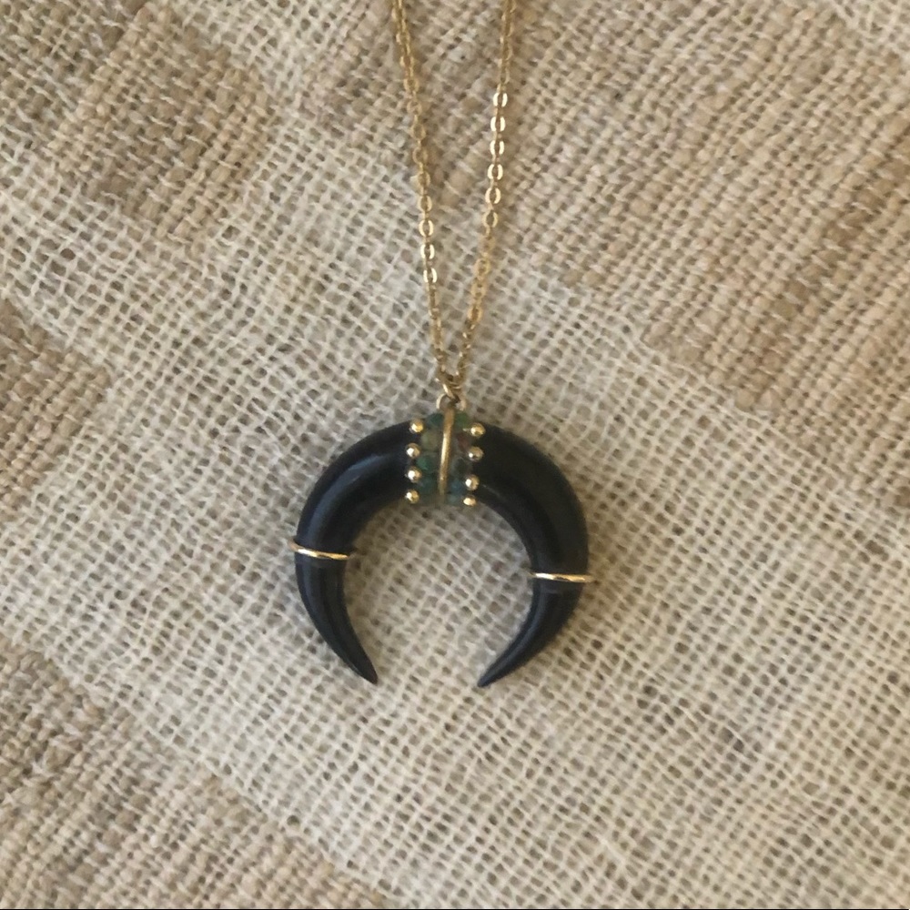 Free people real gems necklace